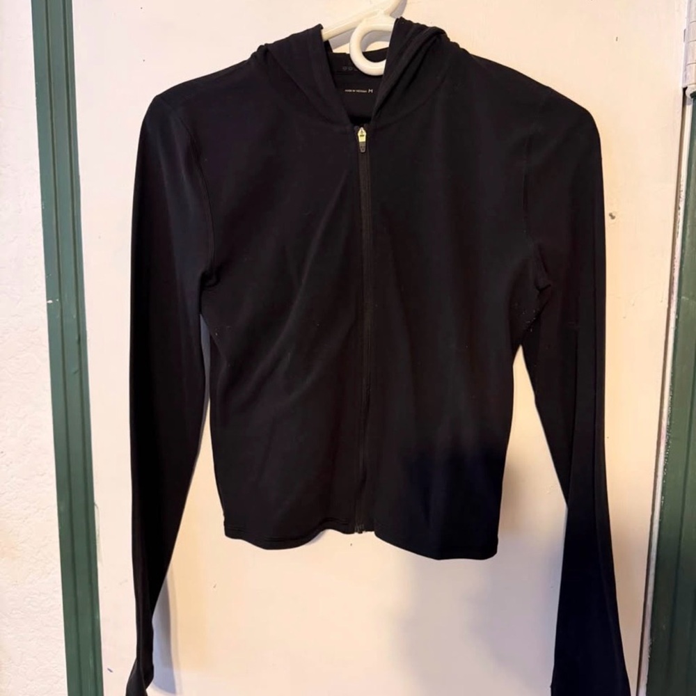 TNA Black Zip-Up Hoodie